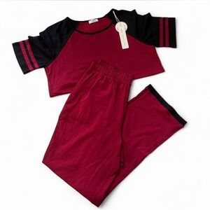 Wiwi Loungewear Pajama Set Women Medium Soft Comfy Casual Relaxation Lightweight